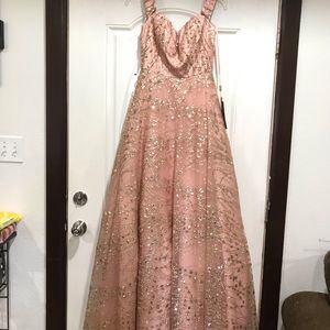 Brand new dress! Rose gold beautiful dreas